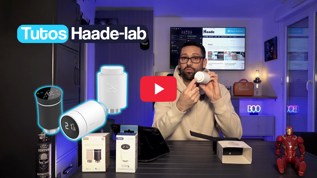 Comparatif Vidéo robinets thermostatiques Moes, Aqara et Sonoff