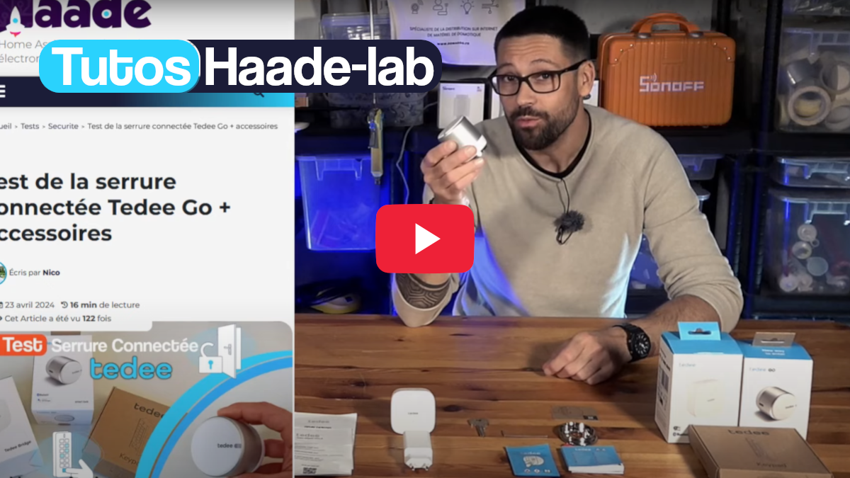 August & Nicole testent pour toi la serrure Tedee Go