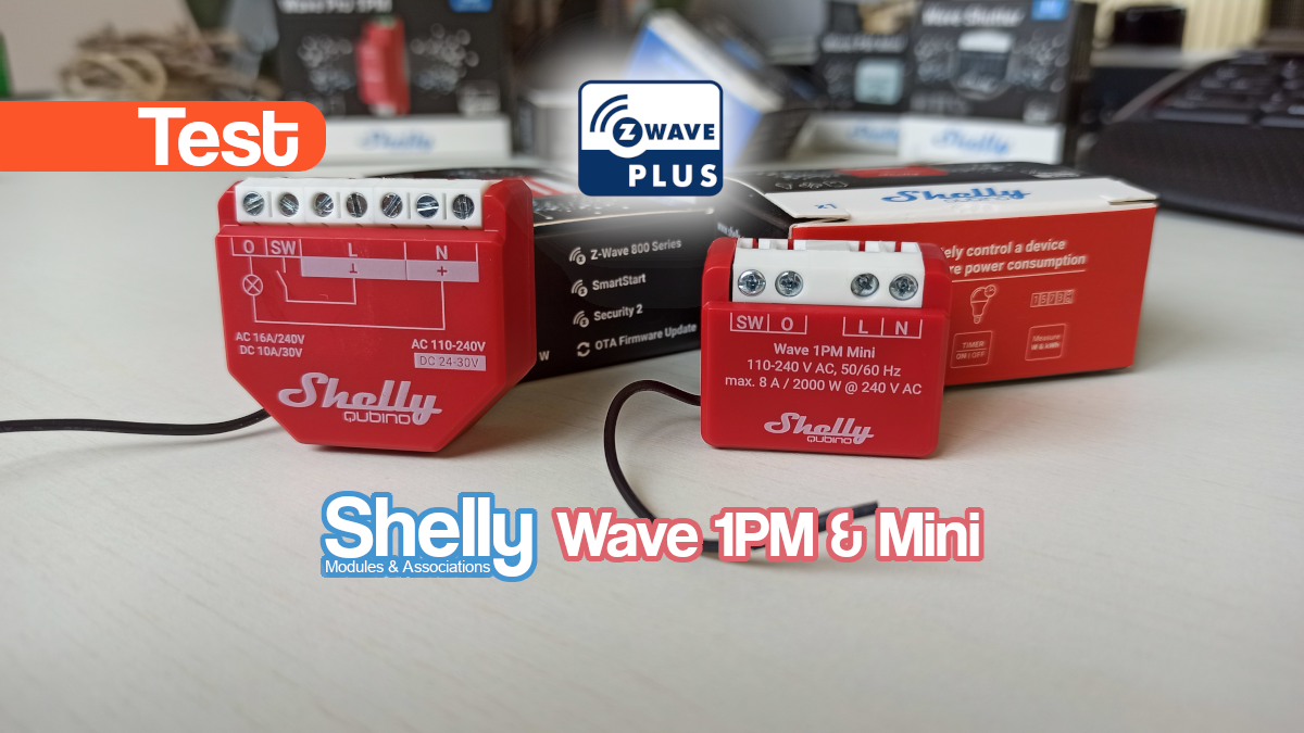 Découverte des commutateurs Shelly Wave 1PM et mini