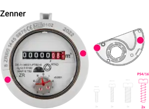 Installation du watermeter homewizard mesure de consommation d'eau wifi compatible home assistant et compteur Zenner