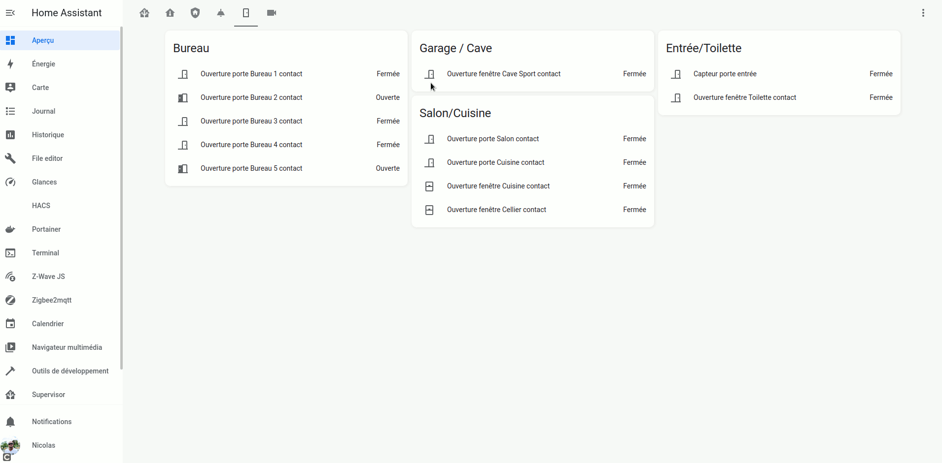 modification une icone par défaut d'un device dans home assistant