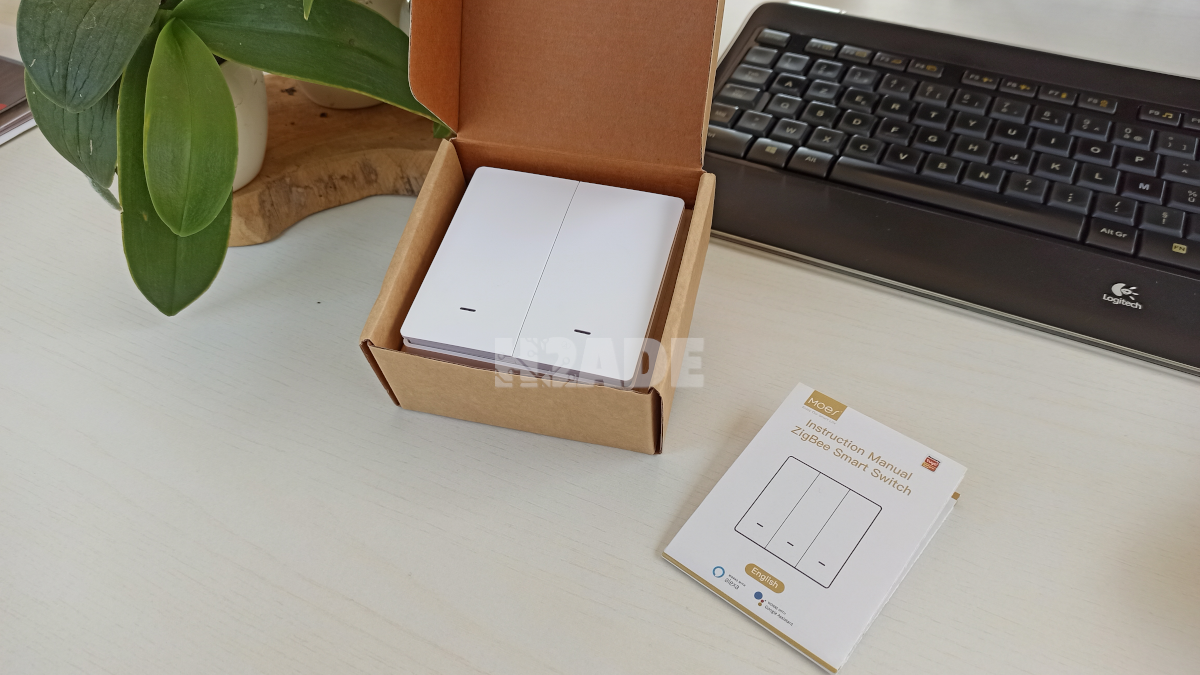 Test interrupteur zigbee ZTS-EU à bouton poussoir Moes