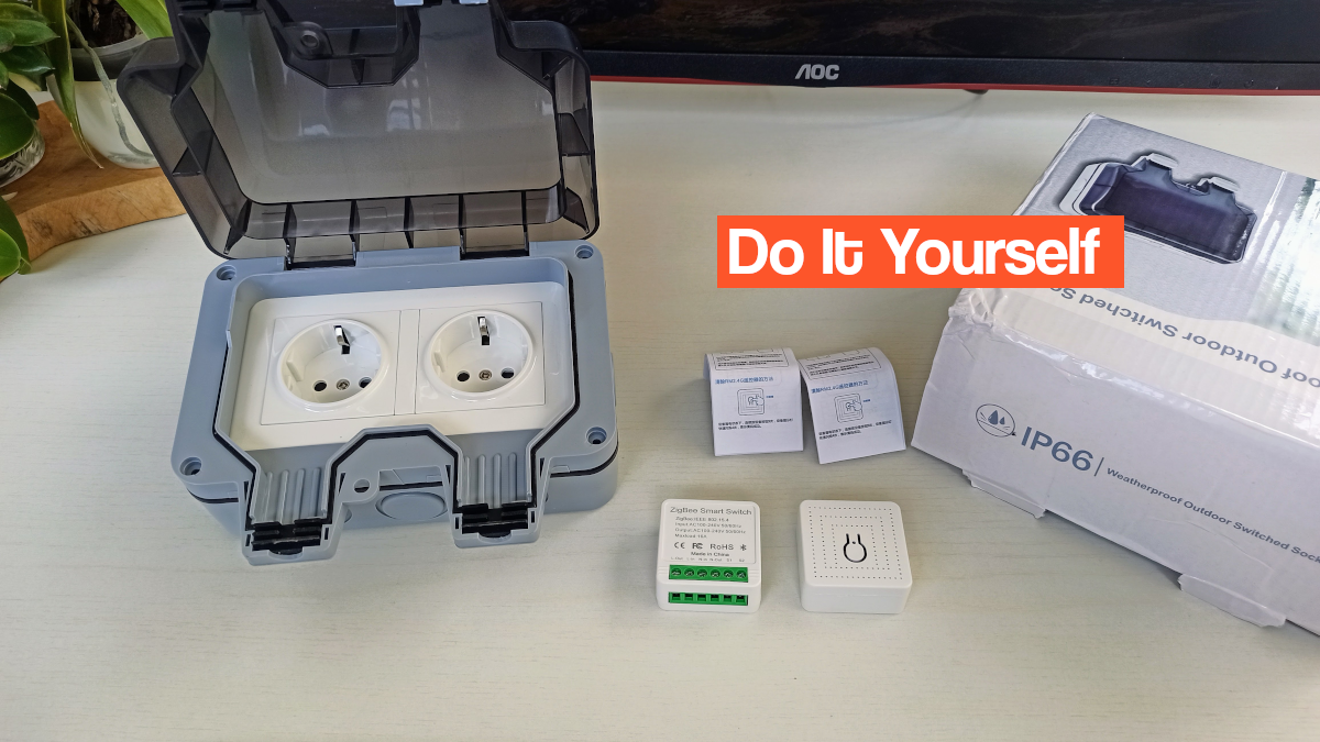 make a double waterproof zigbee socket for 40€