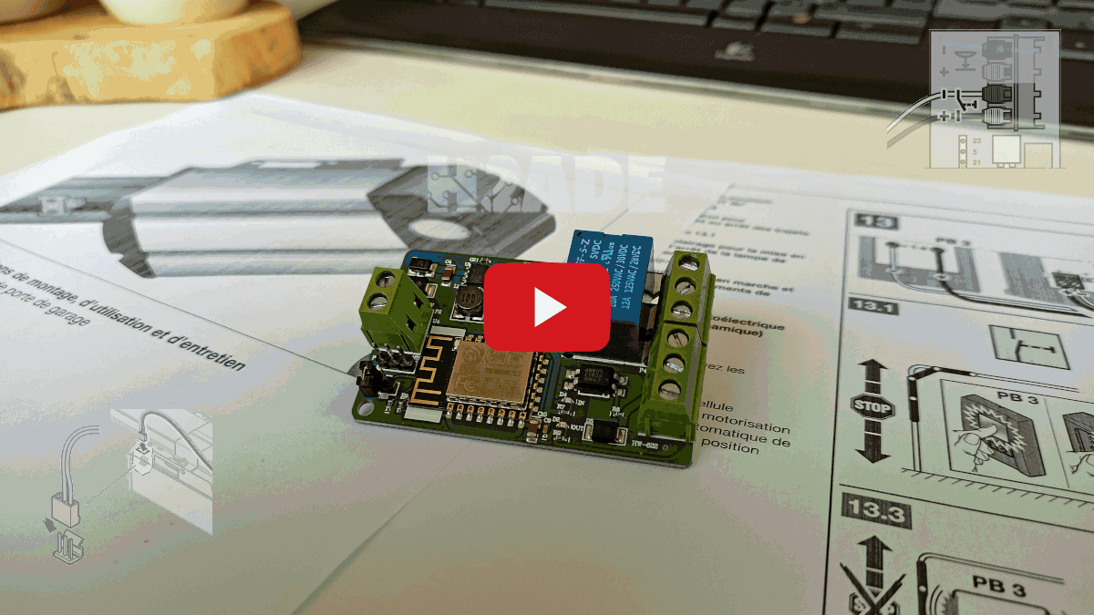 Domotiser sa porte de garage pour 5€