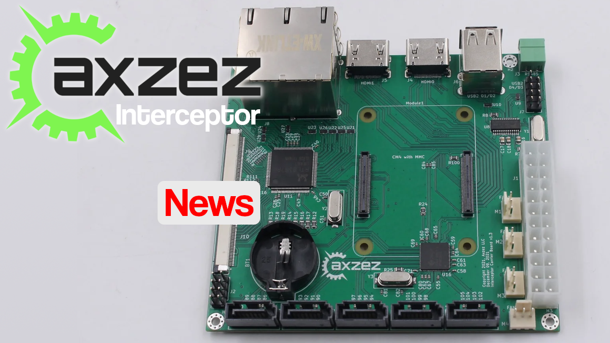 Mise à jour carte Axzez Interceptor